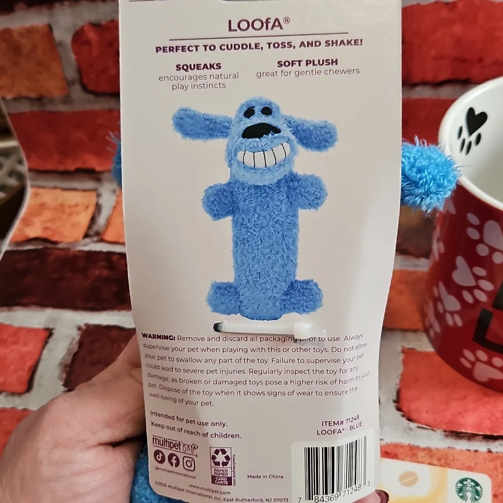 Coffee Mug Dog Toy Gift Set